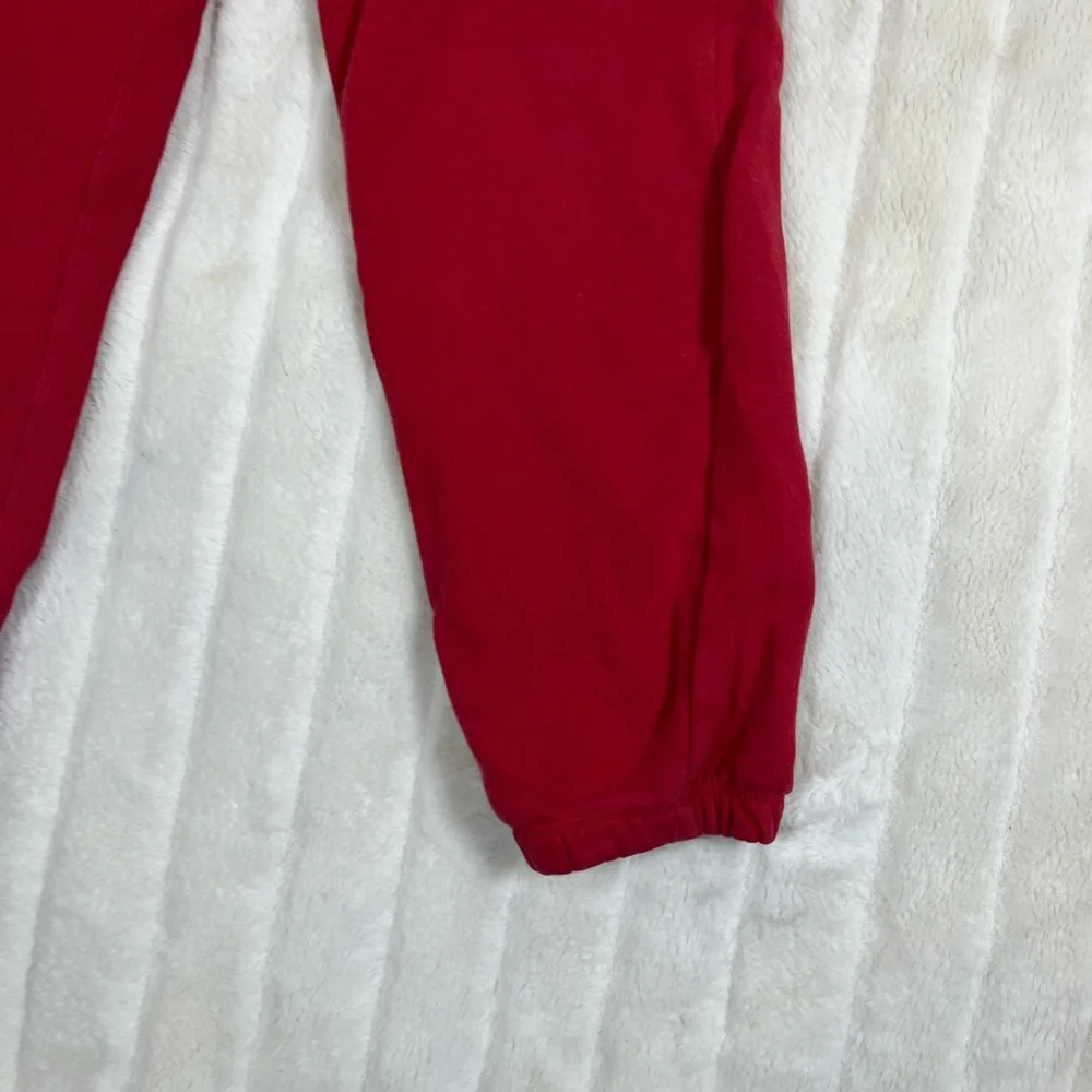 Gap Kids L/10 Unisex Modern Red Fall Winter Comfy Lounge School Jogger Sweatpant